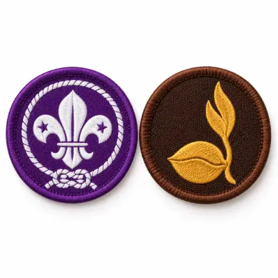 Bet Tanda Pelantikan + WOSM Pramuka Putra / Putri (1 Set)