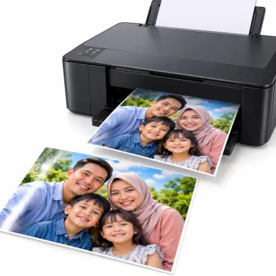 Cetak Foto A4 Glossy / Silky