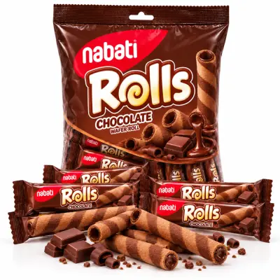 Nabati Rolls Cokelat