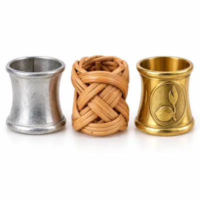 Ring Hasduk Pramuka Kaleng / Rotan / Kuningan